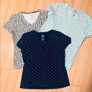 3/$18 Croft & Barrow VN T-shirts